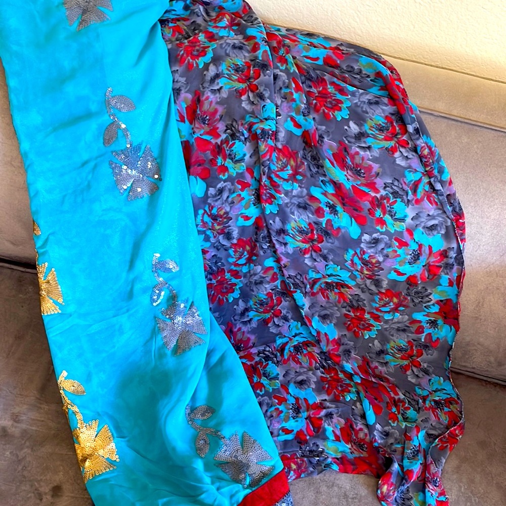 Printed saree